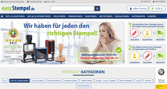 Desktop Screenshot of easystempel.de